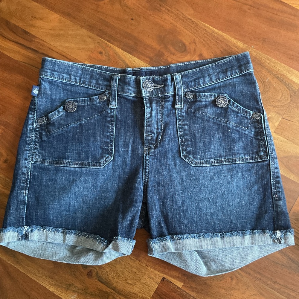 Rock & Republic Dark Blue Jean Shorts size 6
